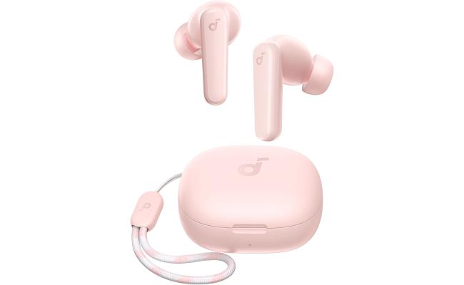 Anker Soundcore P20i True Wireless Earbuds 10mm Drivers with Big Bass 30 Hours Bluetooth 5.3 Water-Resistant 2 Mics for AI Clear Calls - Pink